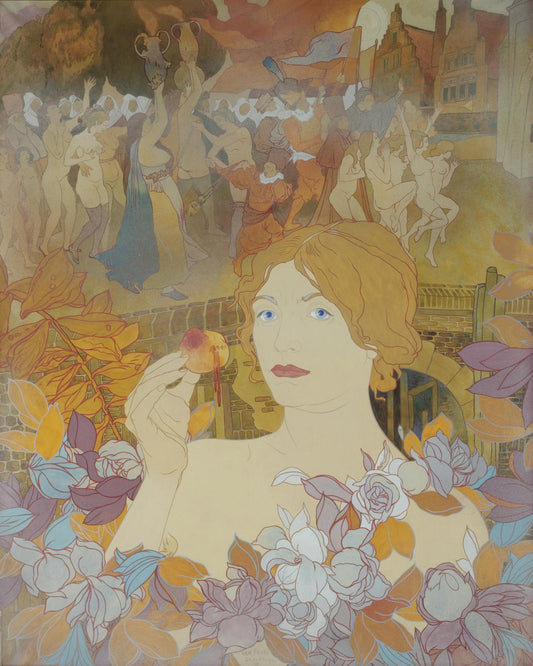 Le Fruit Defendu by Georges de Feure,A3(16x12")Poster
