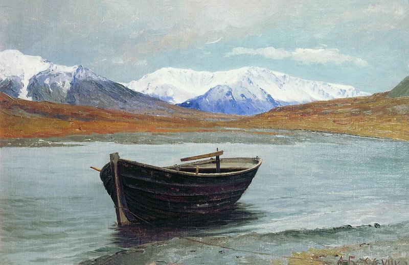 The Matochka River by Alexander Borisov,A3(16x12")Poster