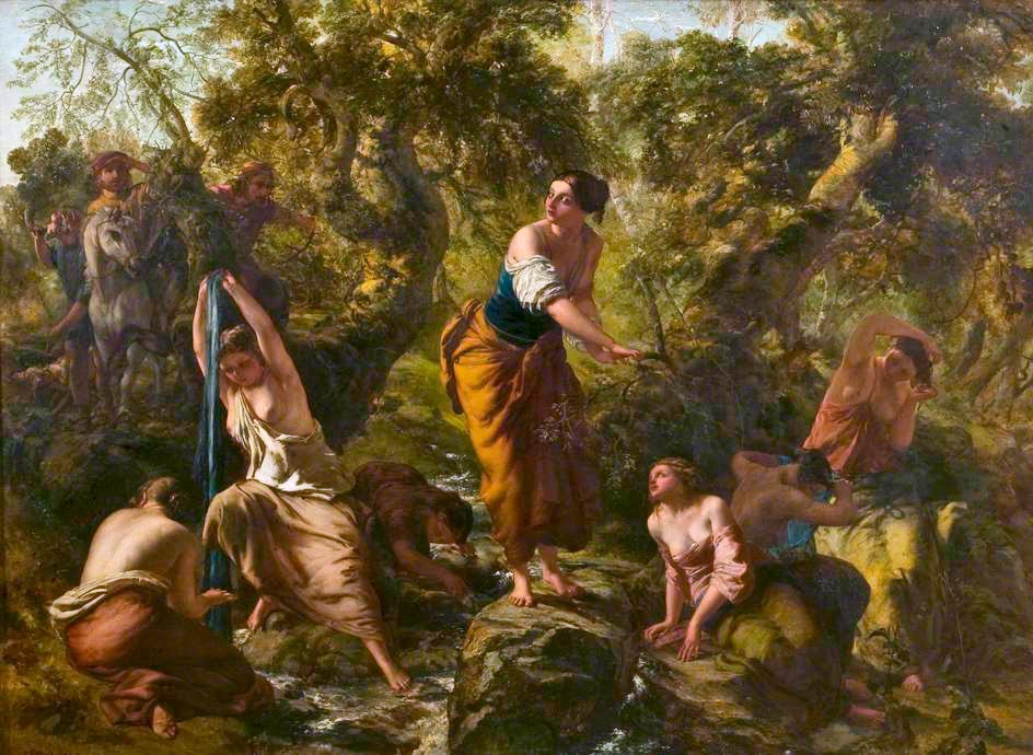 Arlète, a Peasant Girl of Falaise in Normandy, First Discovered by  Duke Robert le Diable, vintage artwork by Paul Falconer Poole, R.A., R. I., A3 (16x12") Poster Print