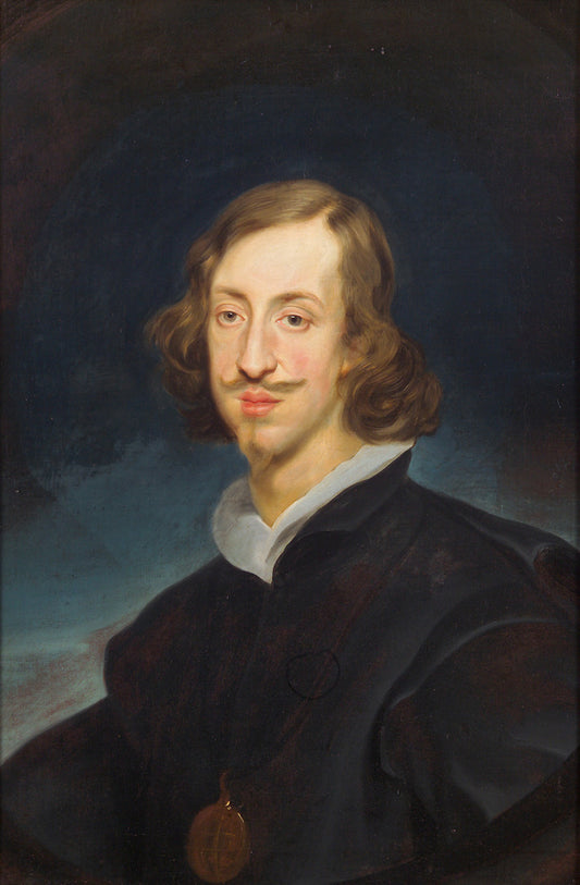 Archduke Leopold Wilhelm in religious garments, vintage artwork by Frans Luyckx, 12x8" (A4) Poster