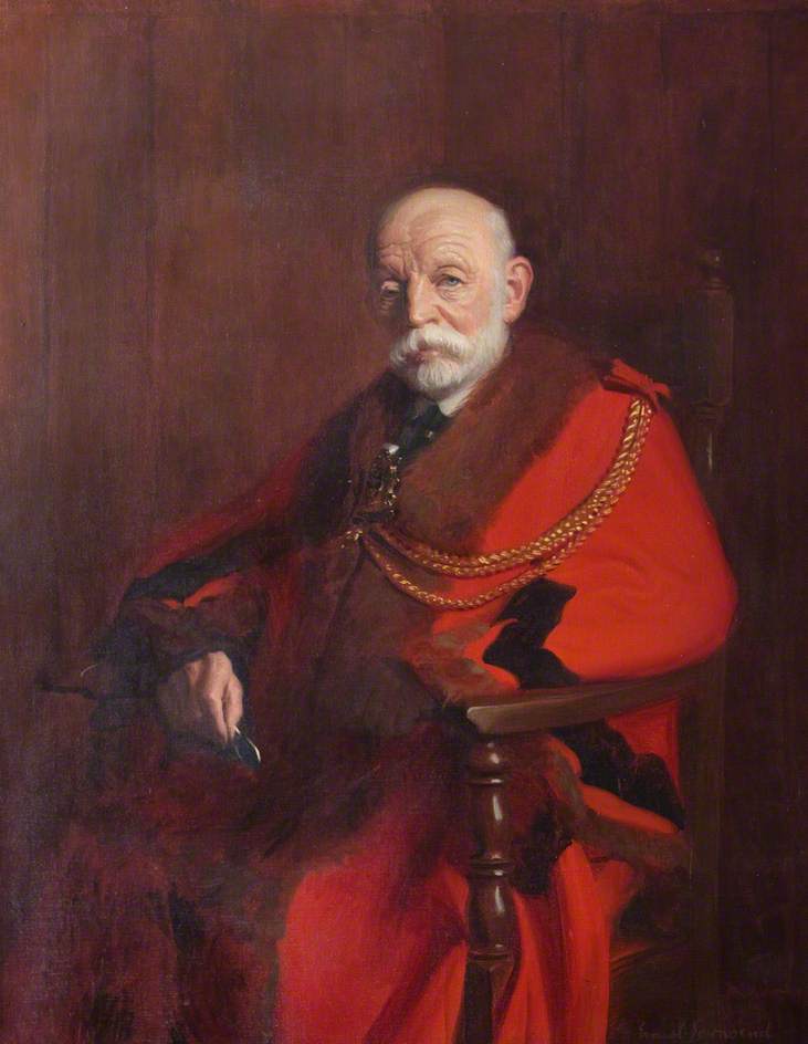 John Beaulah, Mayor of Boston by Ernest Townsend,16x12(A3) Poster