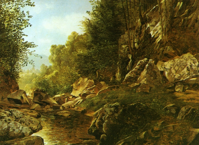 In the Catskills, vintage artwork by Alexander Helwig Wyant, 12x8" (A4) Poster