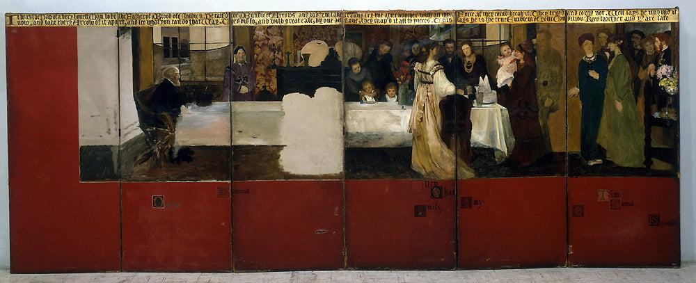 Alma-Tadema's Painting Lesson, vintage artwork by Sir Lawrence Alma-Tadema, 12x8" (A4) Poster