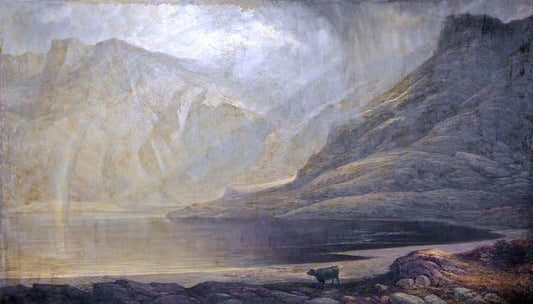 Llyn Idwal, vintage artwork by William Harold Cubley, A3 (16x12") Poster Print