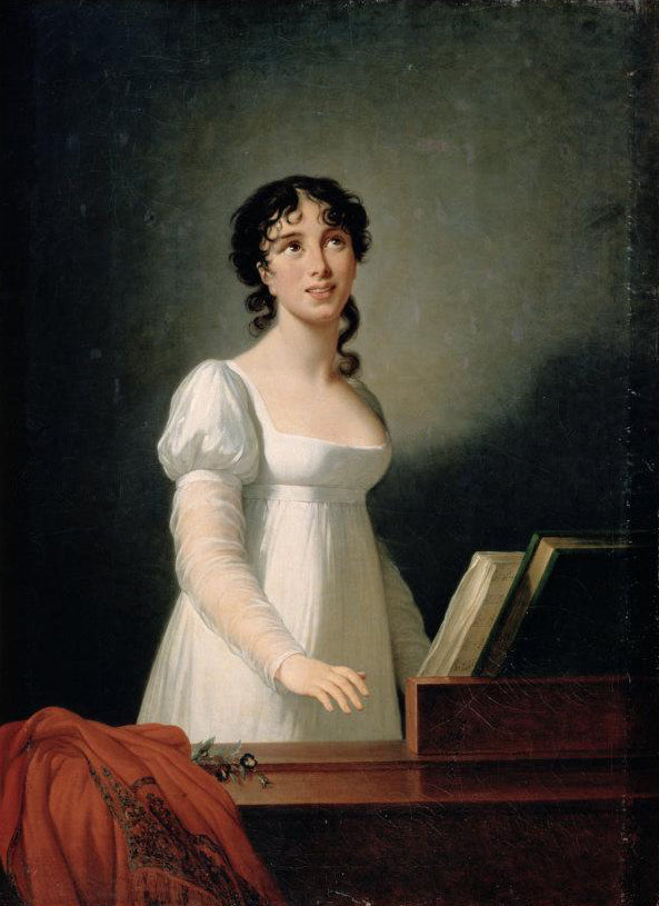 Angelica Catalani, vintage artwork by Élisabeth Vigee-Lebrun, 12x8" (A4) Poster