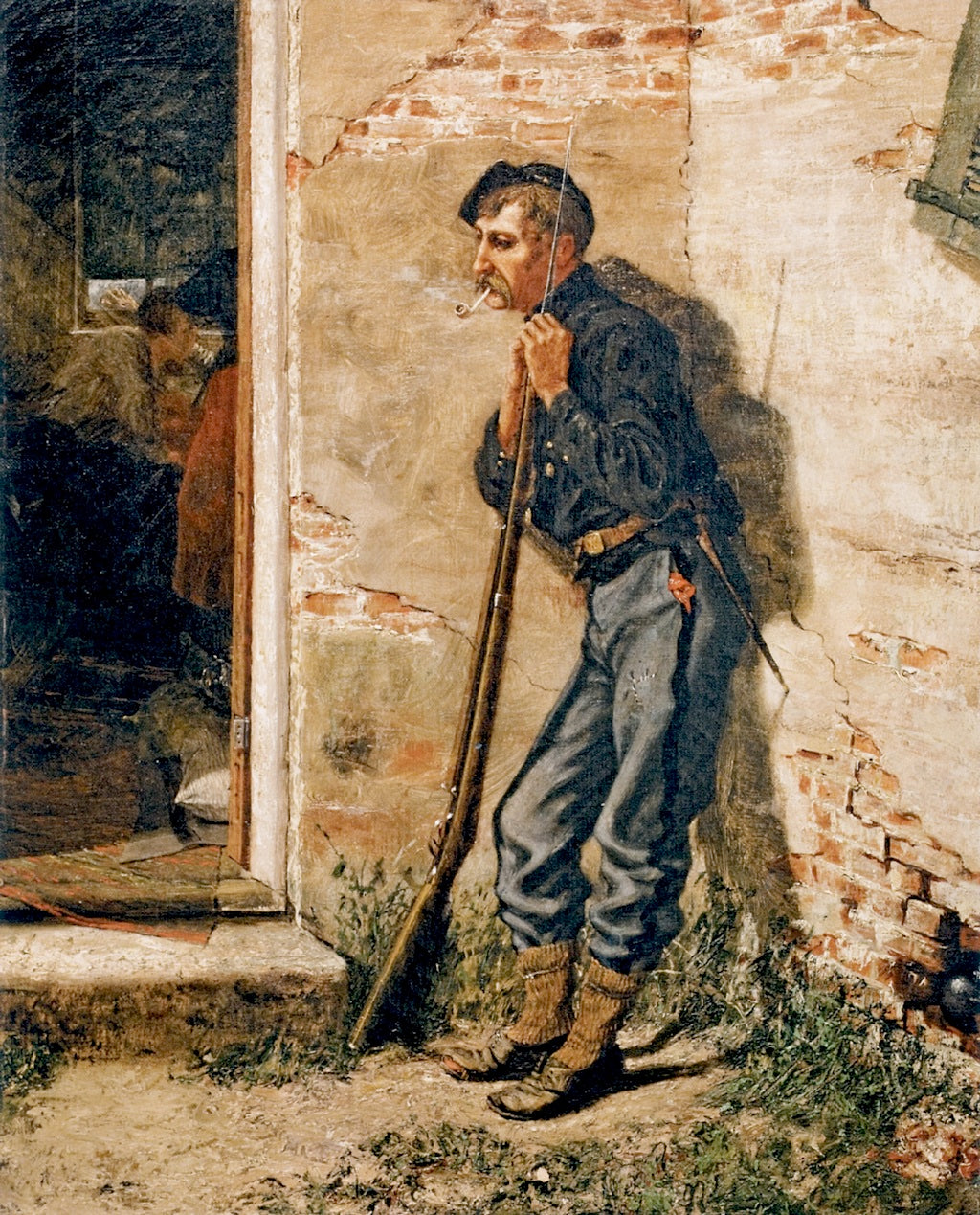 The Hospital Guard by William Trego,A3(16x12")Poster