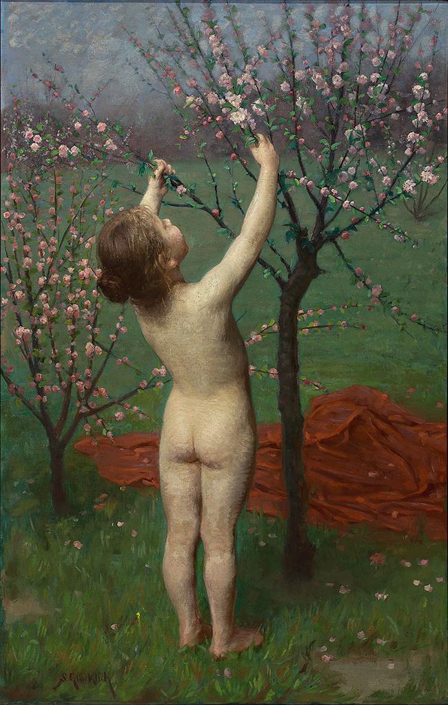 Allegory of Spring by Simon Glucklich,A3(16x12")Poster