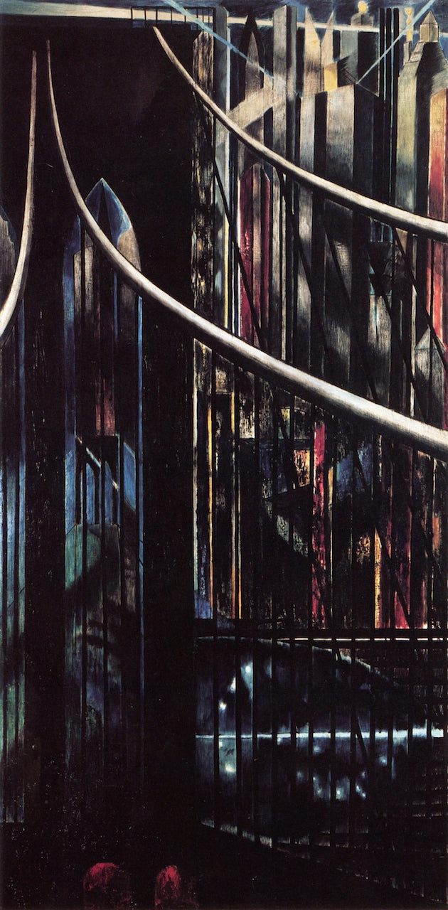 American Landscape by Joseph Stella,16x12(A3) Poster