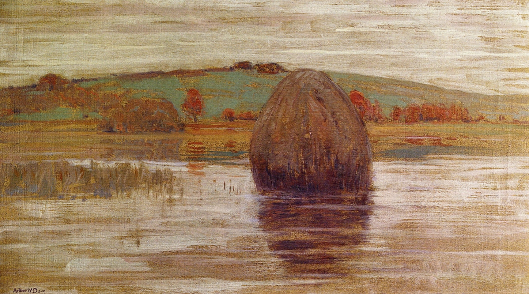 Flood Tide, Ipswich Marshes, Massachusetts, vintage artwork by Arthur Wesley Dow, 12x8" (A4) Poster