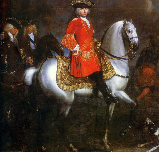 Portrait of Wilhelm Friedrich, Marquess of Brandenburg-Ansbach, vintage artwork by Jan Kupecky, 12x8" (A4) Poster
