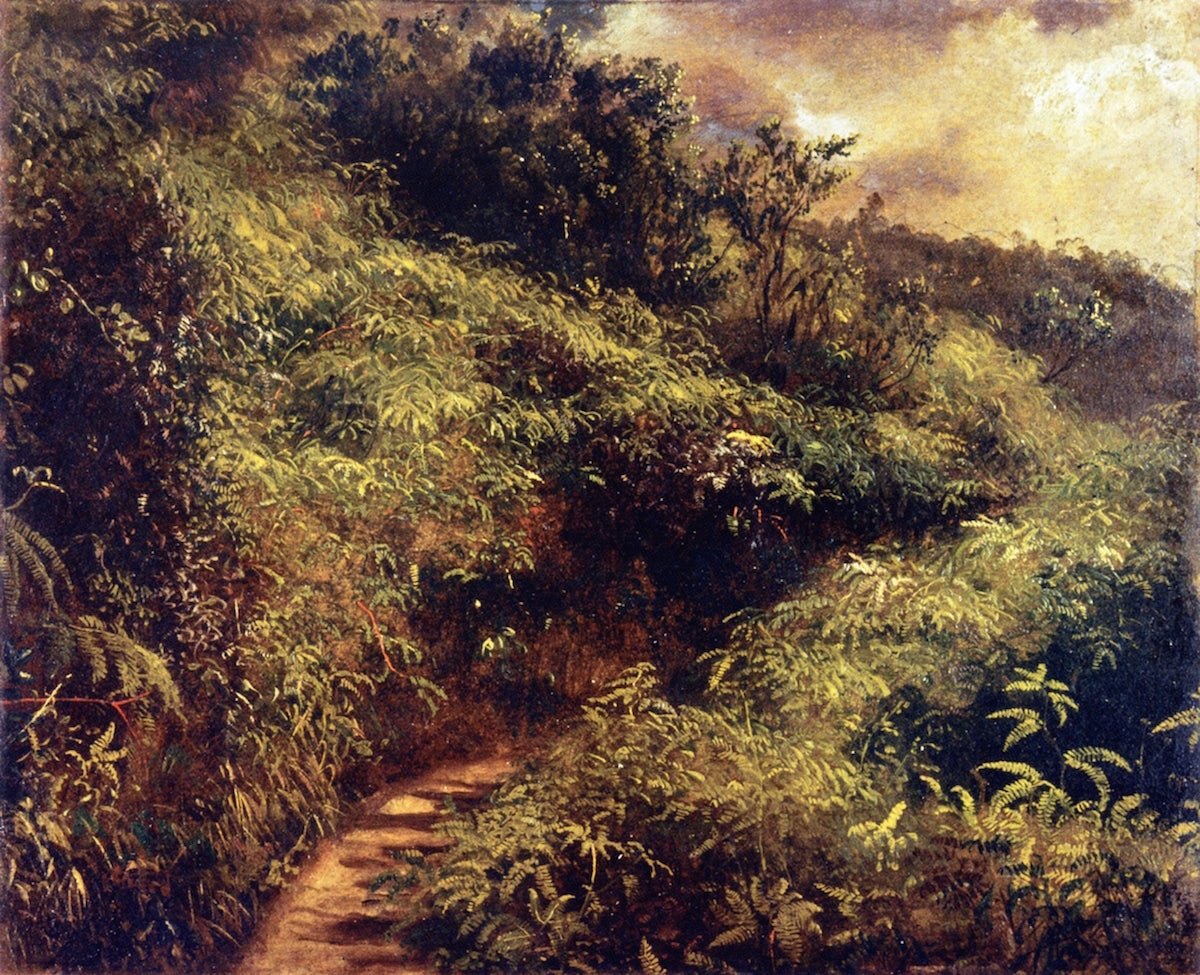 Fern Walk, vintage artwork by Frederic Edwin Church, 12x8" (A4) Poster