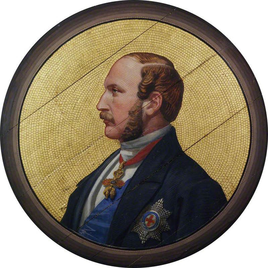 Prince Albert (design for a mosaic in the Victoria and Albert Museum), vintage artwork by Godfrey Sykes, 12x8" (A4) Poster