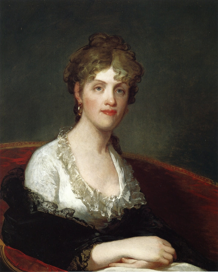 Helena Lawrence Holmes Penington, vintage artwork by Gilbert Stuart, 12x8" (A4) Poster