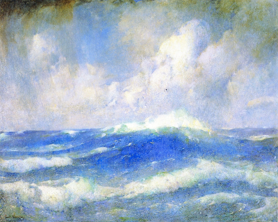 The Open Sea, vintage artwork by Emil (Soren Emil) Carlsen, 12x8" (A4) Poster