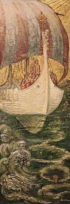 The Viking Ship by Andreas Duncan Carse,16x12(A3) Poster