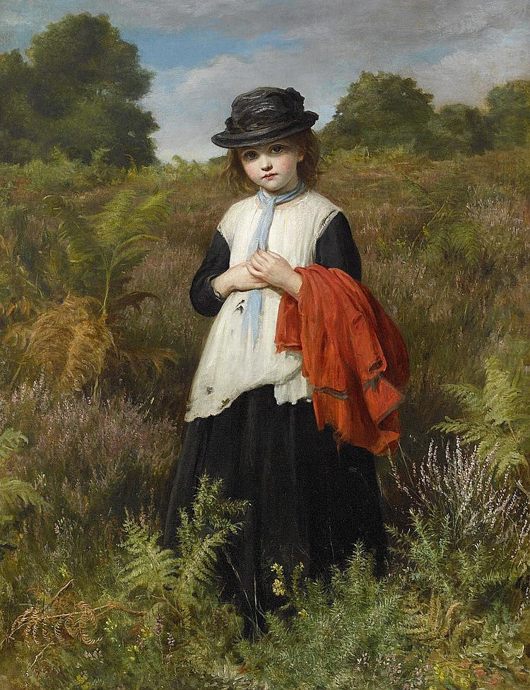 Study on Albury Heath, vintage artwork by Eden Upton Eddis, A3 (16x12") Poster Print