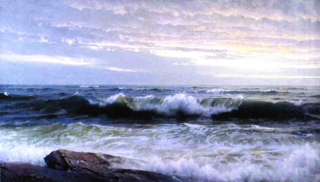 After a Stormy Day, vintage artwork by William Trost Richards, 12x8" (A4) Poster