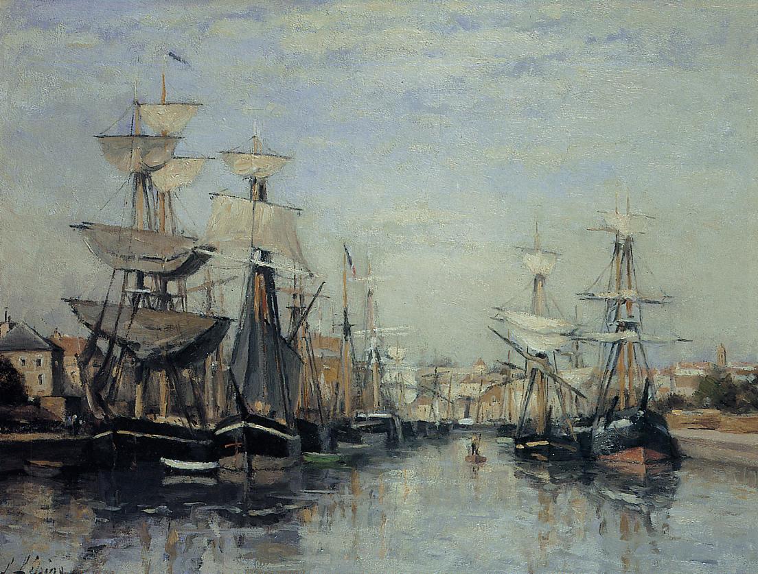 The Saint Pierre Basin, vintage artwork by Stanislas Lepine, 12x8" (A4) Poster