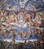 Last Judgment, vintage artwork by Michelangelo, A3 (16x12") Poster Print
