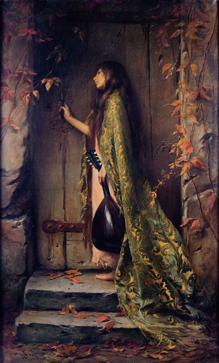 La Petite Cigale, vintage artwork by Albert Joseph Penot, 12x8" (A4) Poster