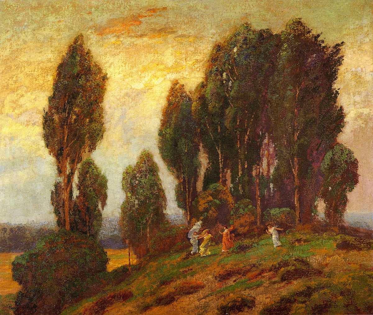 A Morning Idyl by Maurice Braun,16x12(A3) Poster