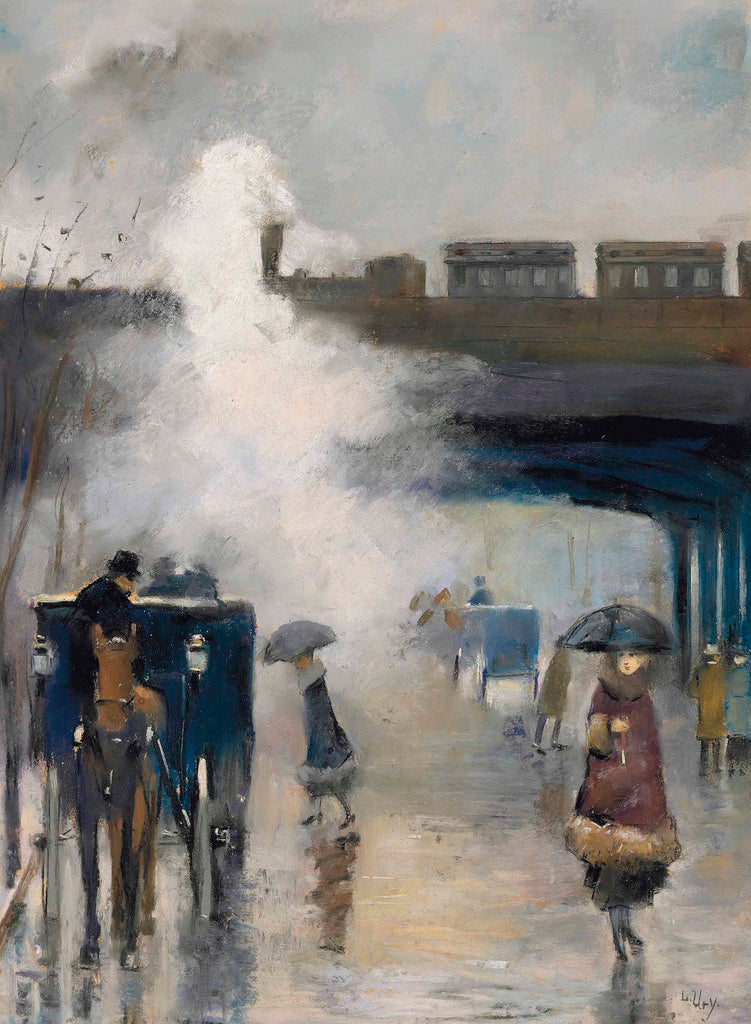 Alexanderplatz, Berlin by Lesser Ury,A3(16x12")Poster