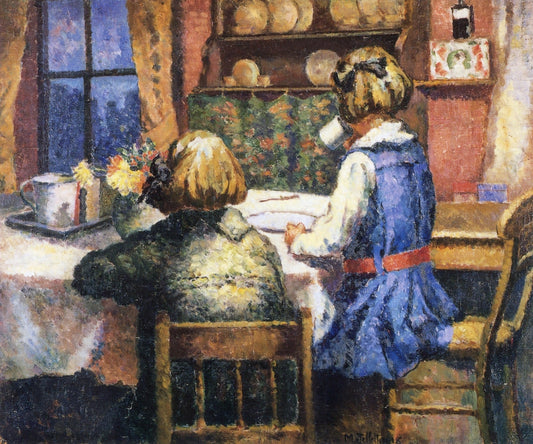 Bobbin and Betty by Mainie Jellett,16x12(A3) Poster