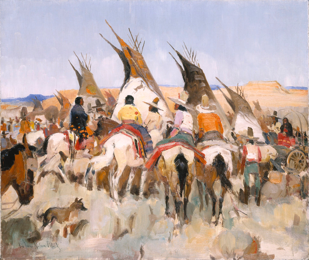 Ceremonial at Black Lake by Laverne Nelson Black,16x12(A3) Poster