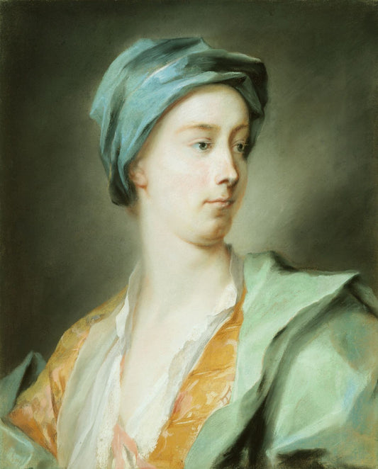 Philip, Duke of Wharton (1698-1731), vintage artwork by Rosalba Carriera, 12x8" (A4) Poster