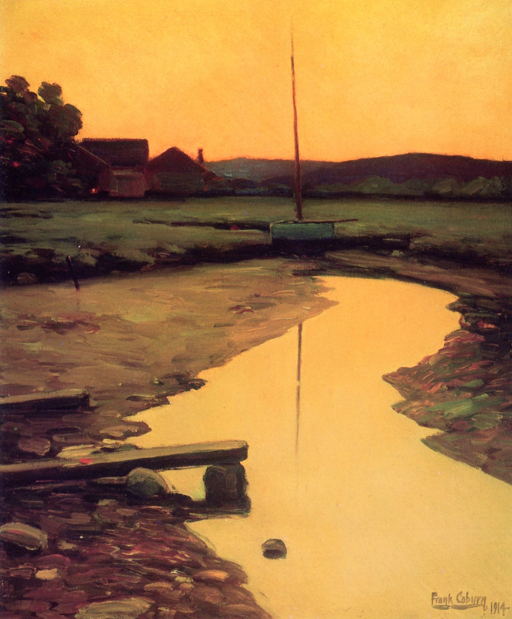 The Inlet by Frank Coburn,A3(16x12")Poster