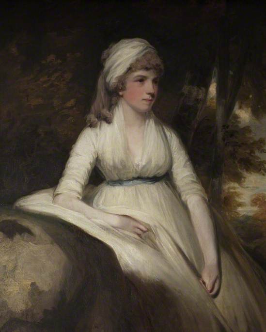 Catherine Cussans, vintage artwork by John Hoppner, 12x8" (A4) Poster