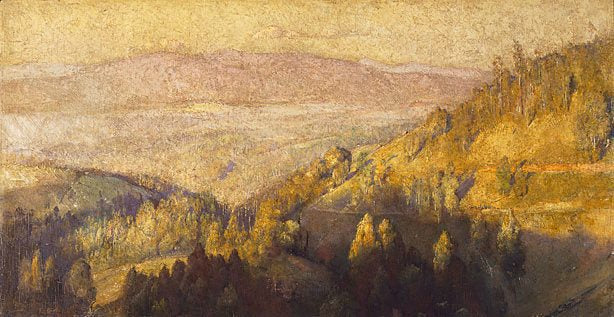 In the Shadow of the Hills by Tom Roberts,A3(16x12")Poster