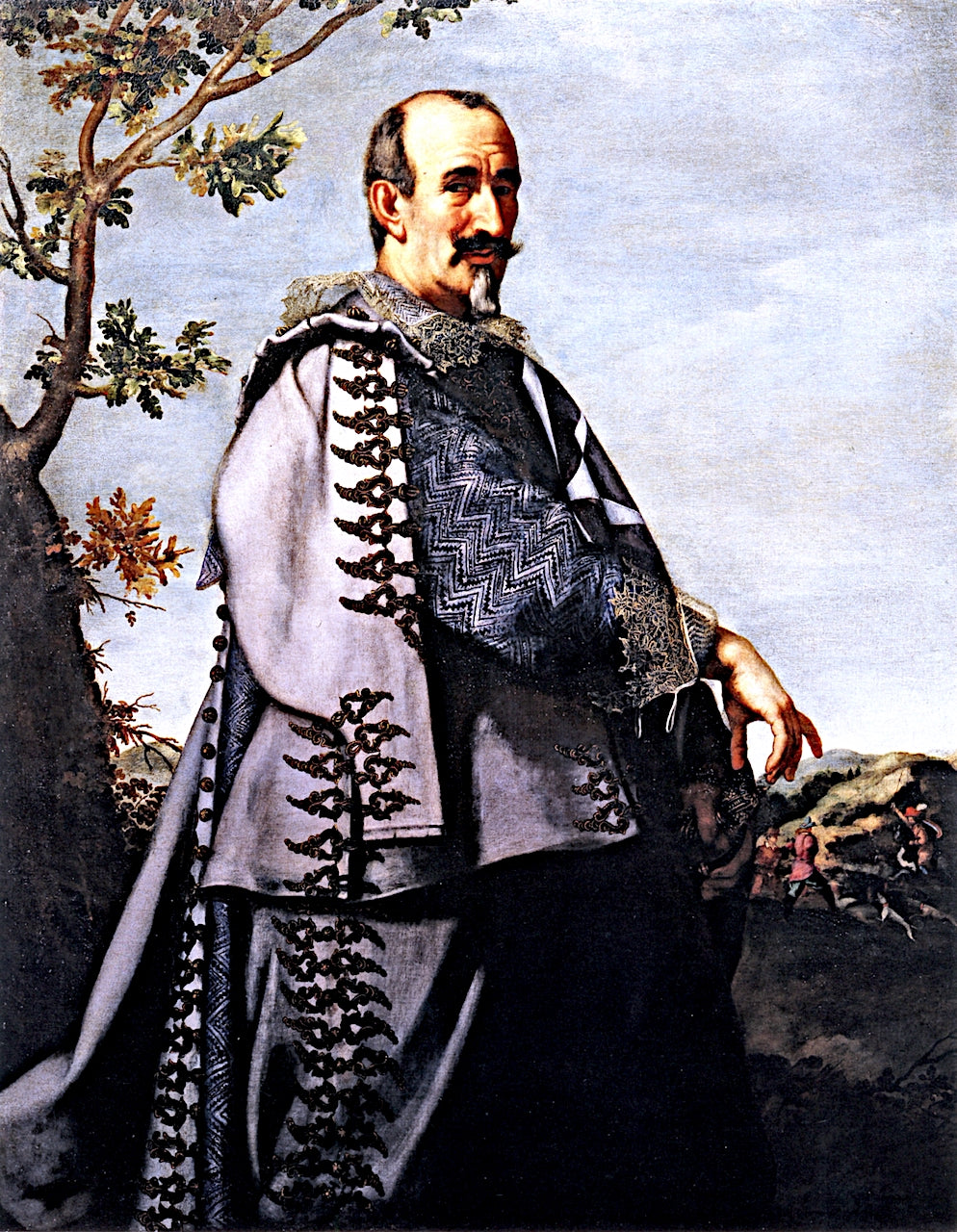 Ainolfo de' Bardi, vintage artwork by Carlo Dolci, 12x8" (A4) Poster