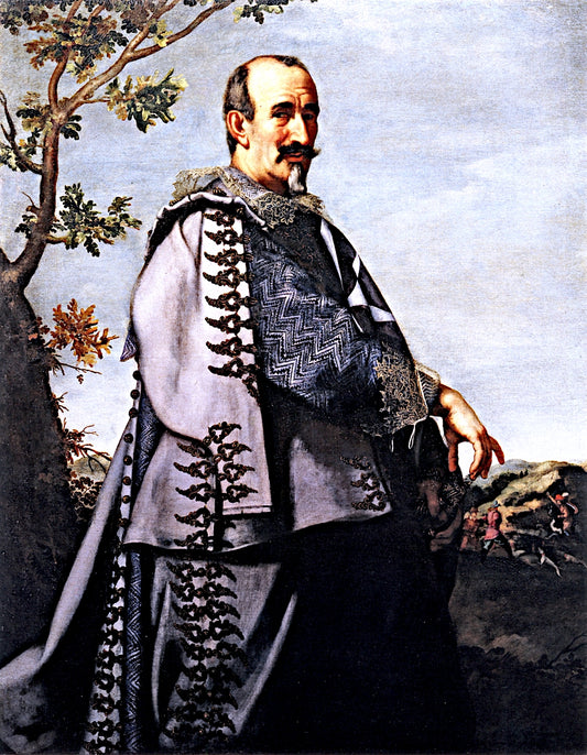 Ainolfo de' Bardi, vintage artwork by Carlo Dolci, 12x8" (A4) Poster