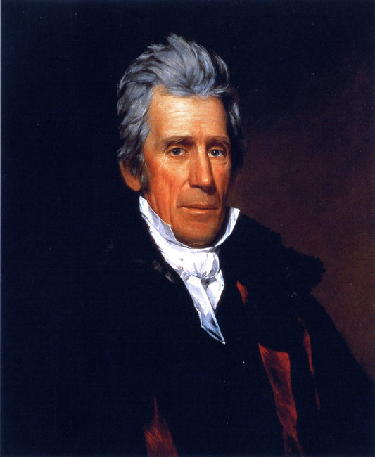 Andrew Jackson, vintage artwork by Aaron H. Corwine, A3 (16x12") Poster Print