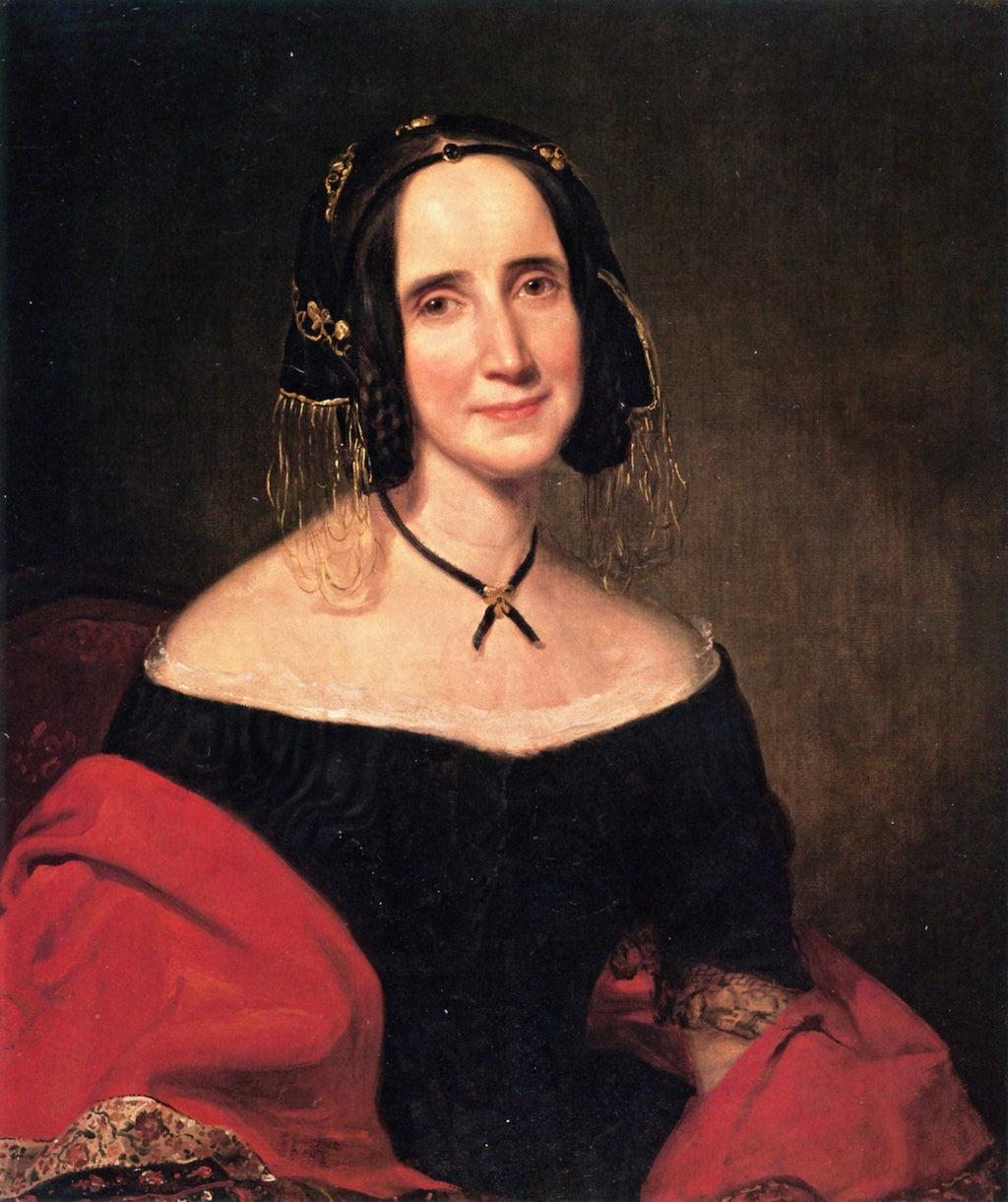 Caroline LeRoy Webster, vintage artwork by George Peter Alexander Healy, A3 (16x12") Poster Print