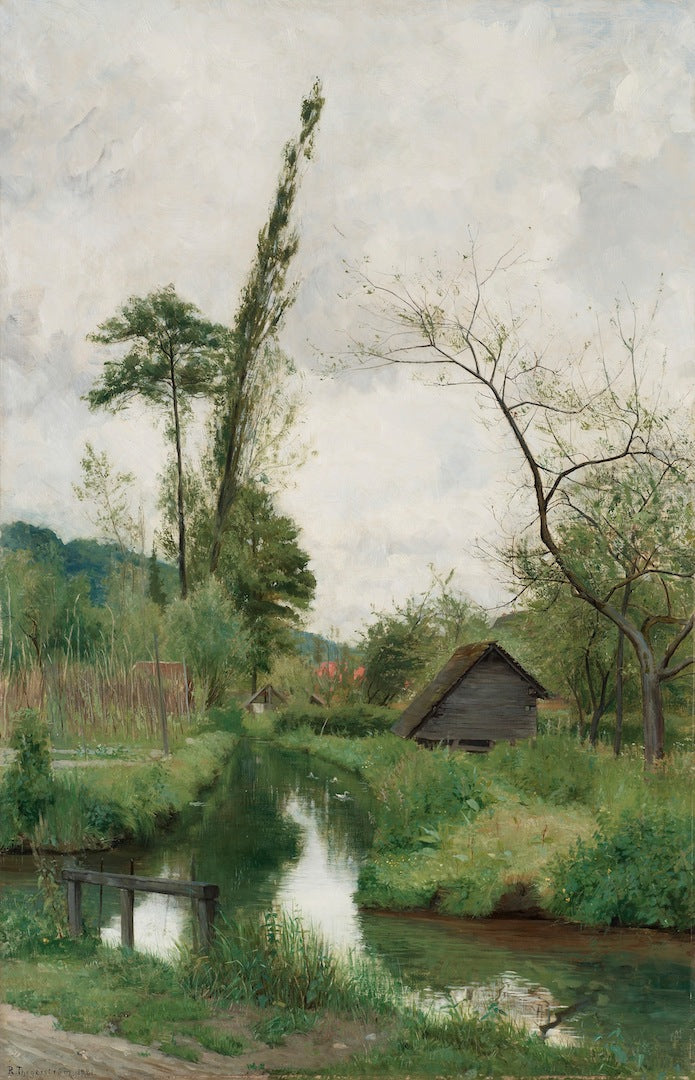 Landscape in France by Robert Thegerstrom,A3(16x12")Poster