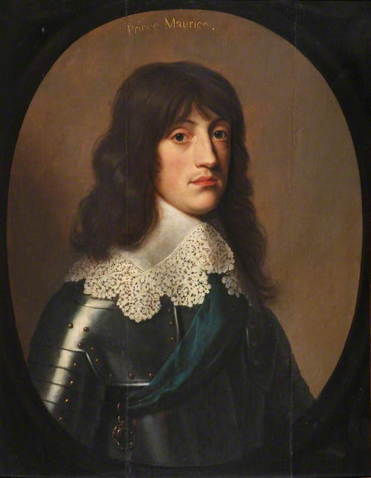 Prince Charles Louis, Elector Palatine, vintage artwork by Gerard van Honthorst, 12x8" (A4) Poster