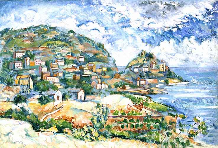 The Coast of Corsica by Vladimir Baranoff-Rossine,16x12(A3) Poster