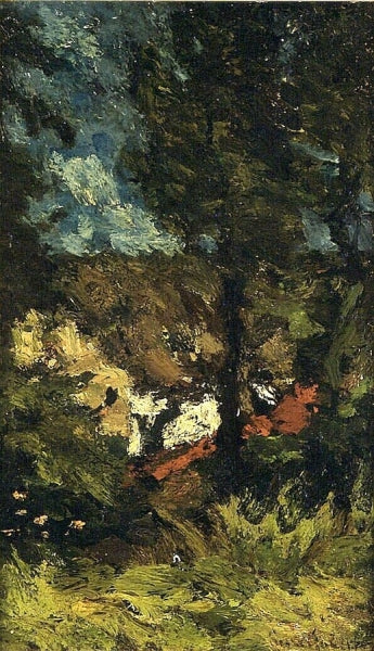 Landscape, Evening, vintage artwork by Suze Robertson, 12x8" (A4) Poster