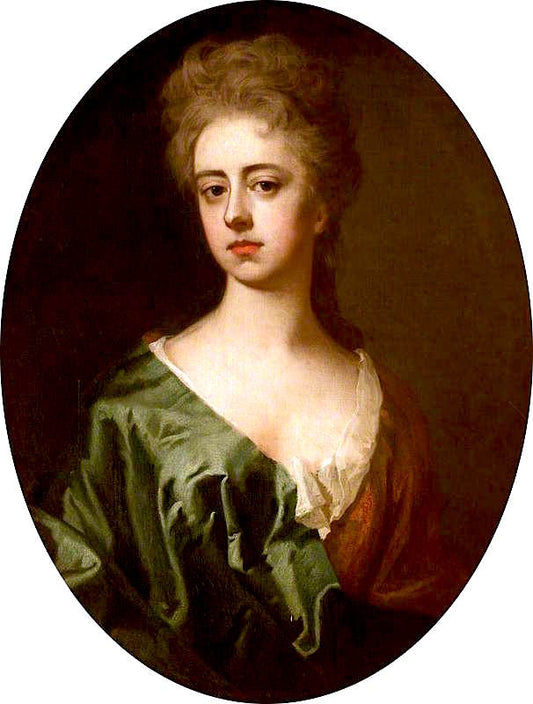 Mary Cullen, Lady Dutton, vintage artwork by Michael Dahl, 12x8" (A4) Poster