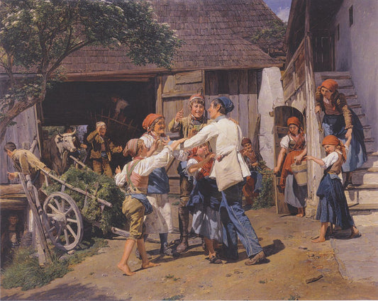 Homecoming into the Father's House, vintage artwork by Ferdinand Georg Waldmüller, A3 (16x12") Poster Print
