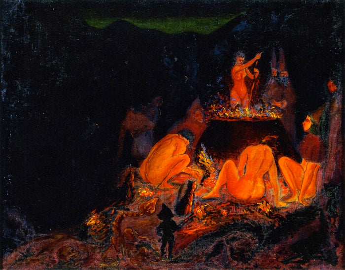 Witches in Saturnalia by Paul Ranson,A3(16x12