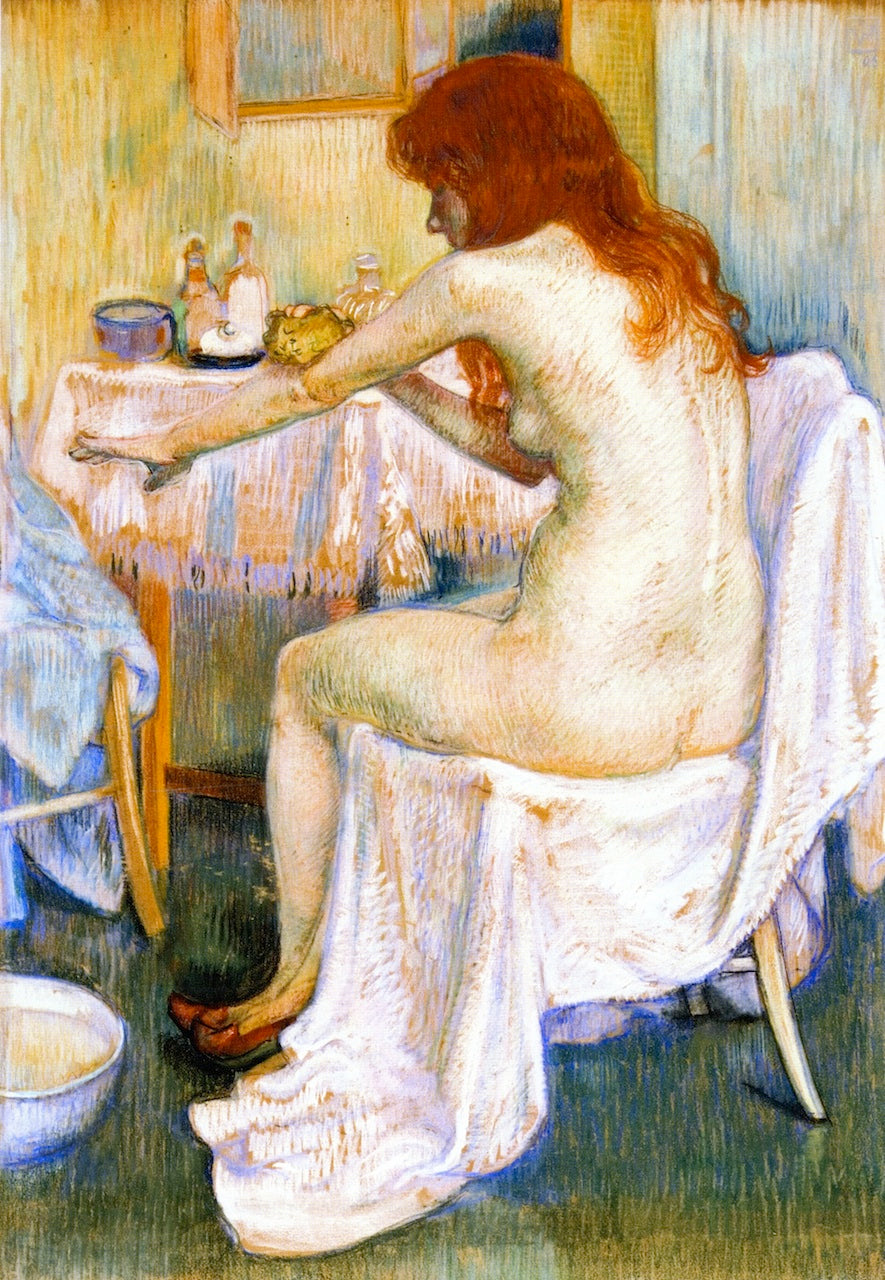 After the Bath by Theo van Rysselberghe,A3(16x12")Poster