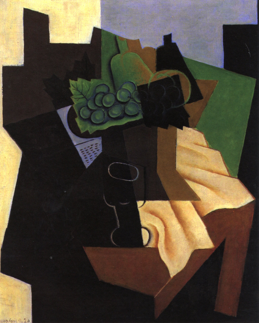 The Bunch of Grapes by Juan Gris,16x12(A3) Poster