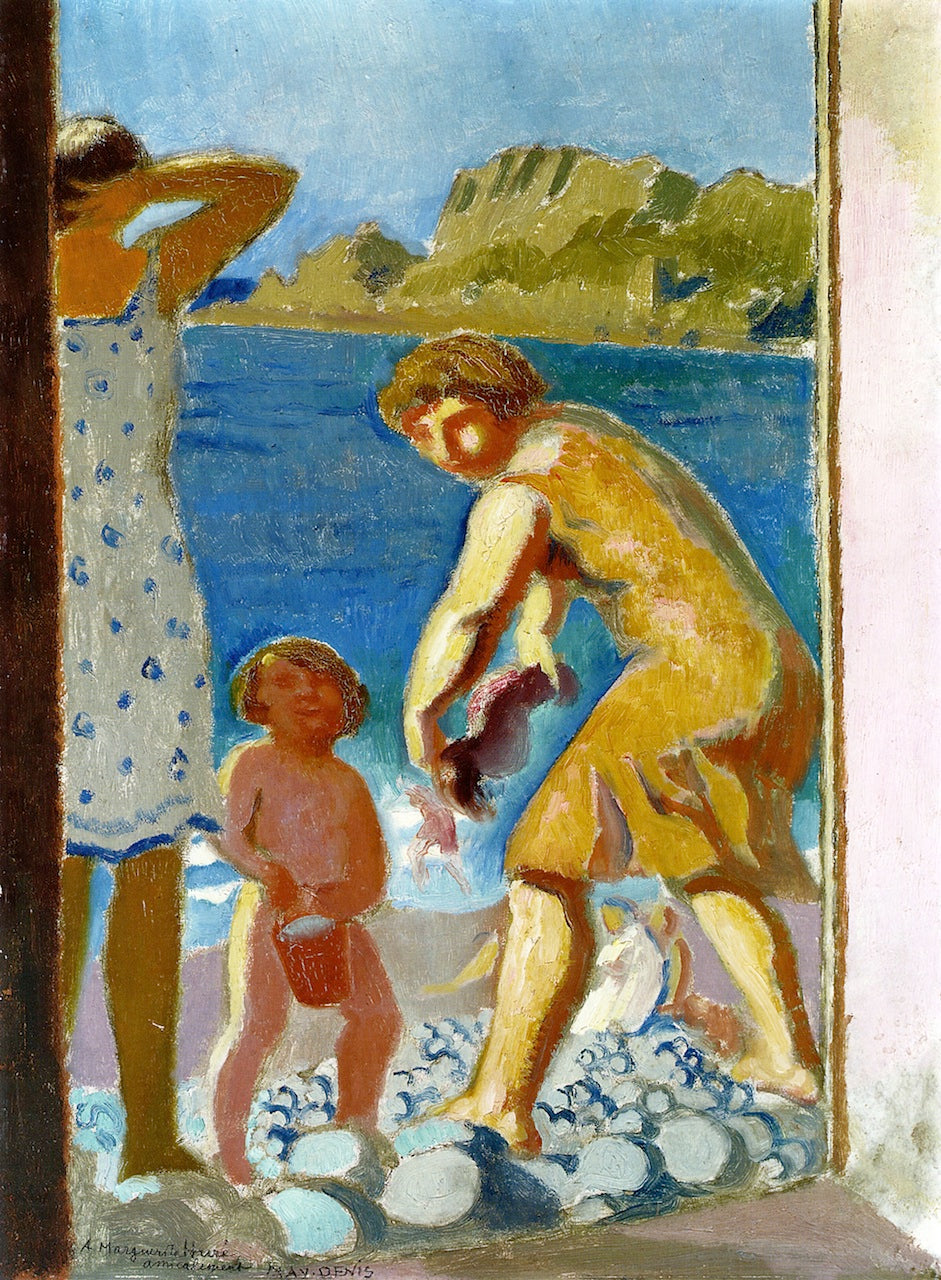 At the Cabin Door by Maurice Denis,A3(16x12")Poster