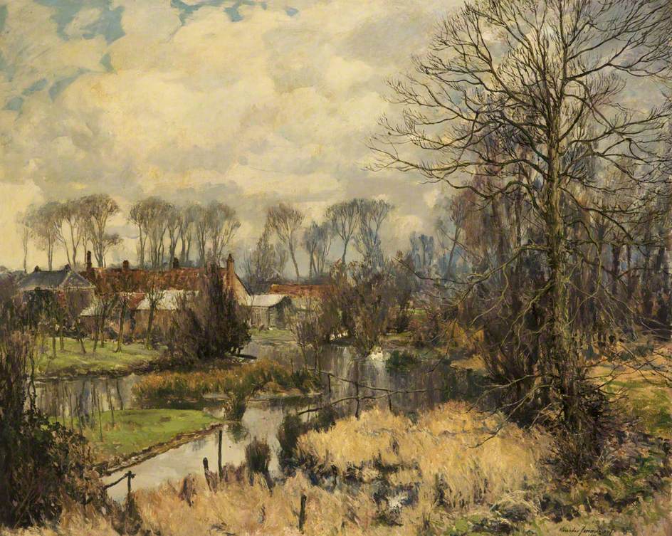 The Old Mill, Weston Turville by Alexander Jamieson,16x12(A3) Poster