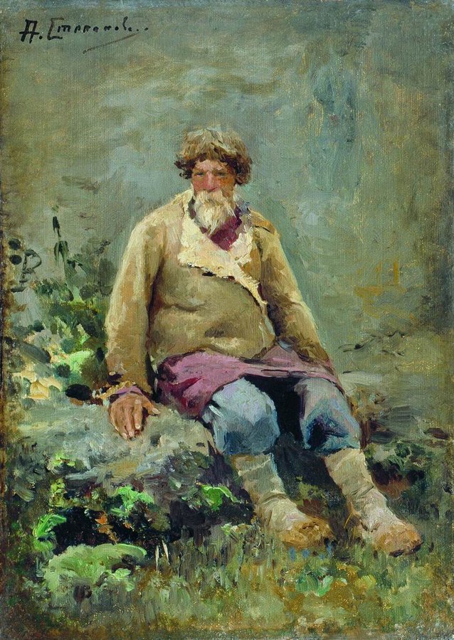 Peasant by Alexei Stepanov,A3(16x12")Poster