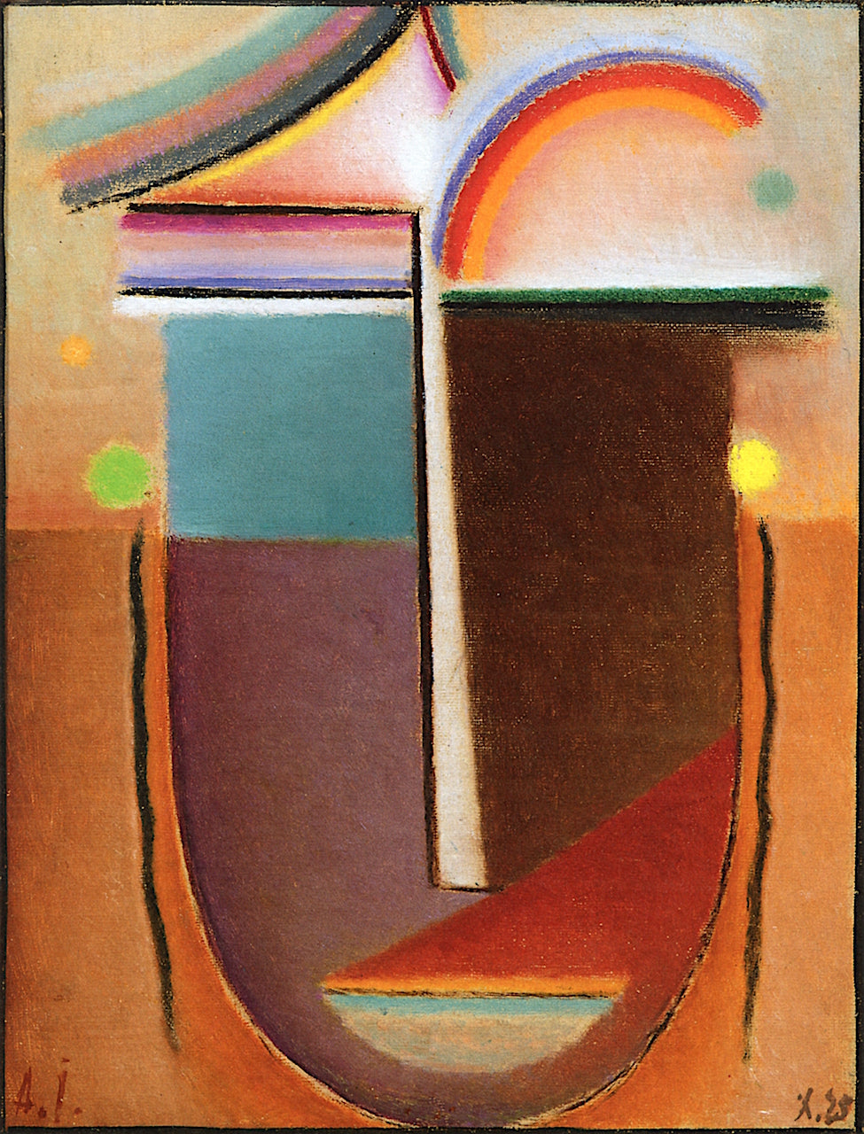 Abstract Head: Arabian Fairy Tale by Alexei von Jawlensky,A3(16x12")Poster