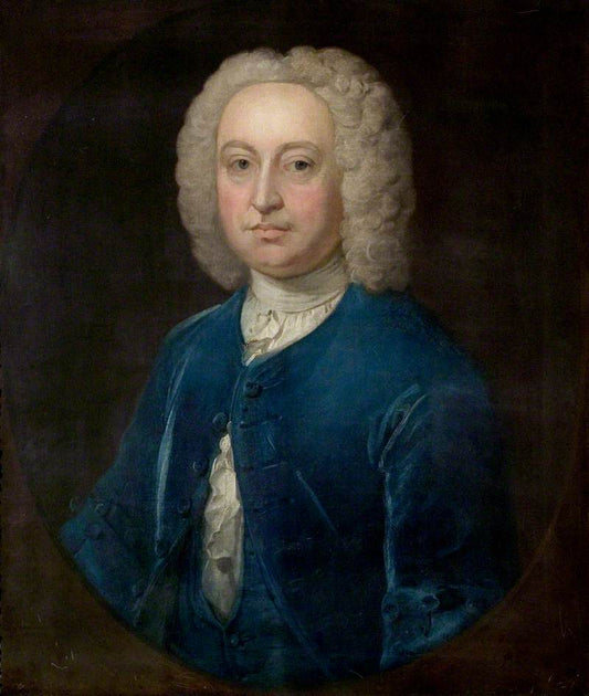 James Frances Stuart, vintage artwork by Antoine Pesne, 12x8" (A4) Poster